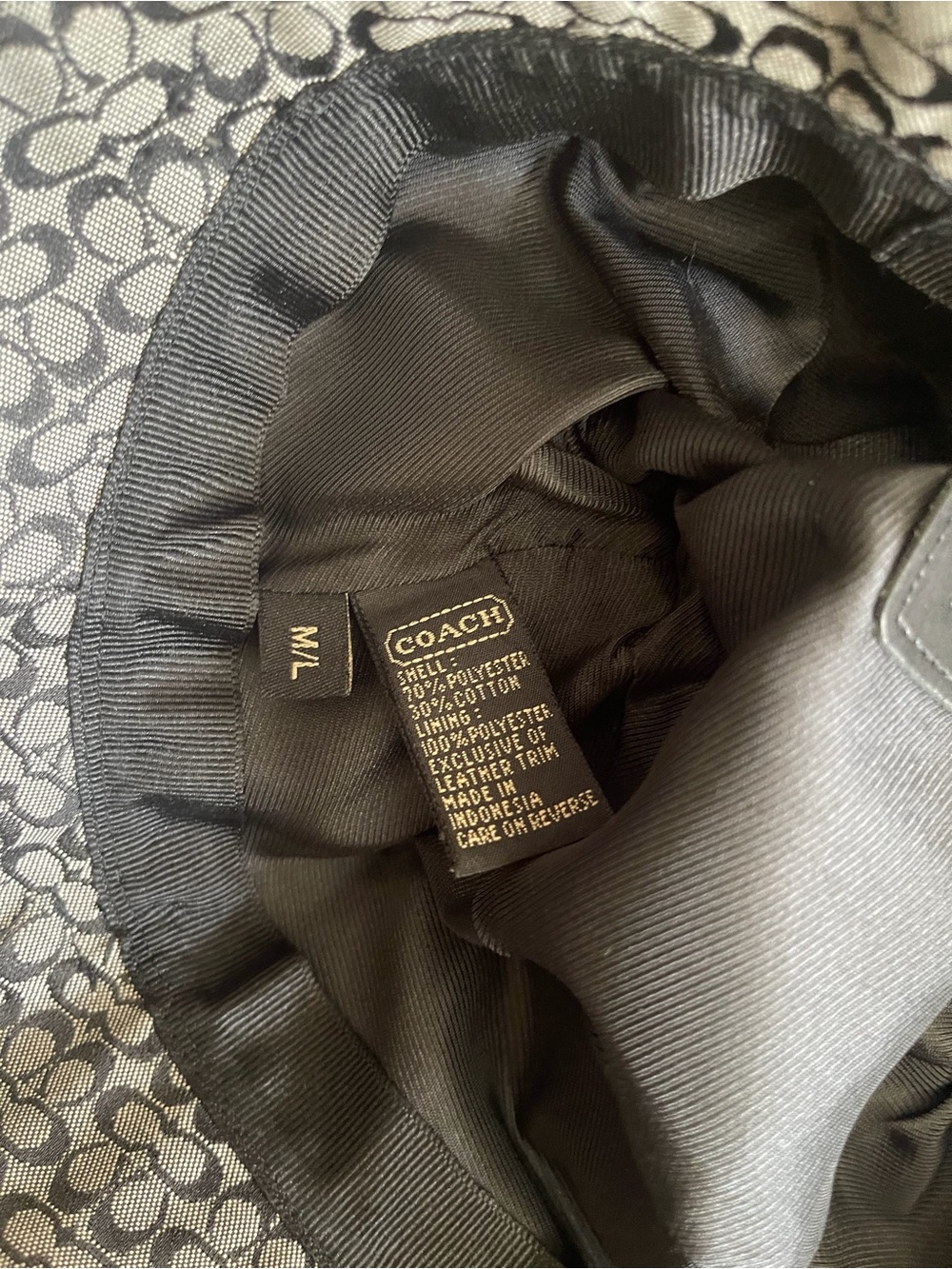 Coach Bucket hat Size M/L - Picture 6 of 7